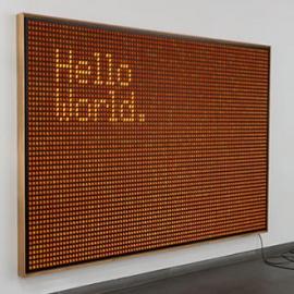 5000个开关组成的显示屏