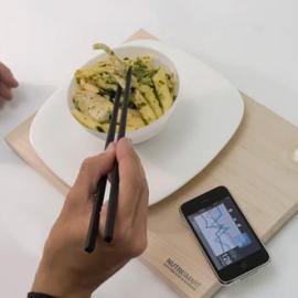 能显示食物数据的木板