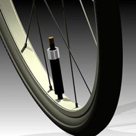 自动充气的自行车轮胎