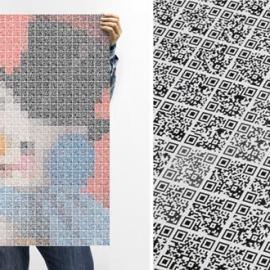 QR Code圣诞礼物包装纸