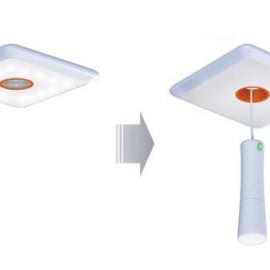 天花板上的逃生手电