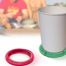 固定一次性杯子的杯环