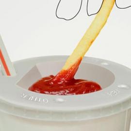 能盛放番茄酱的可乐杯盖