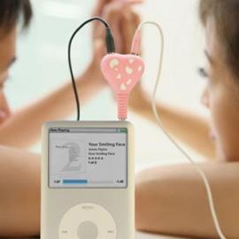 心形耳机分享器