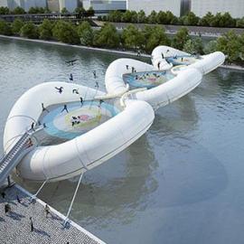 充气桥 蹦蹦跳跳过桥