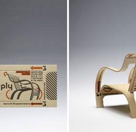 能变成椅子的创意名片