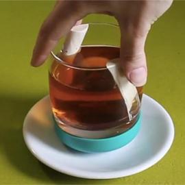 旋转即可搅拌的玻璃杯