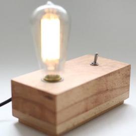 DOOK STUDIO 原木手作复古台灯