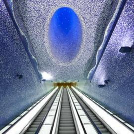 蓝色海洋地铁站