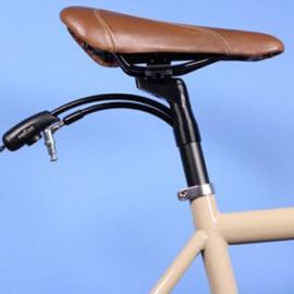 藏在钢管中的自行车锁