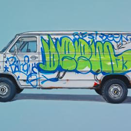 卡车插画涂鸦设计