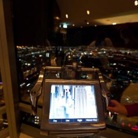 迪拜的夜空魅力