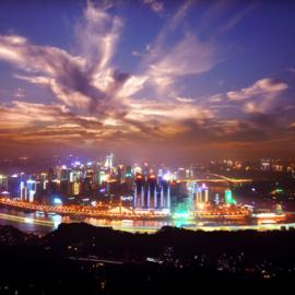 魅力重庆的迷人夜景