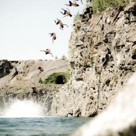 慢动作排列摄影