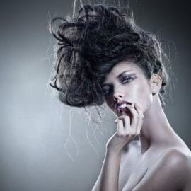 美女的彩妆 摄影