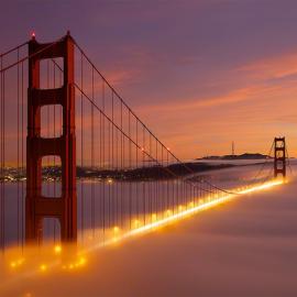 雾里旧金山大桥