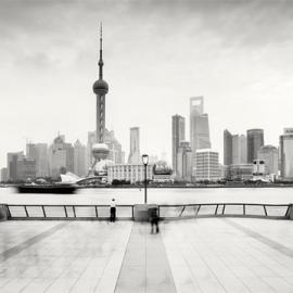 黑白城市 中国上海