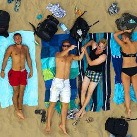 荷兰夏天的上空