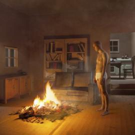 纸箱里的创意摄影