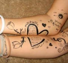 完美的纹身组合