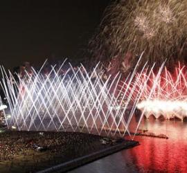 精彩的烟花欣赏