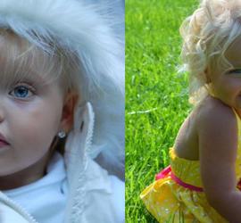 美国2岁的可爱小模特