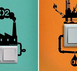 环保创意贴纸设计