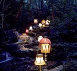 可爱的路灯艺术