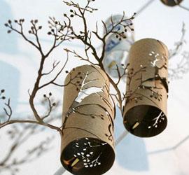 厕所纸筒的艺术创作