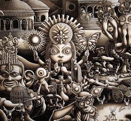 精湛的工笔画艺术