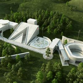 3D字体建筑创意设计