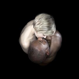 亲吻的人体艺术