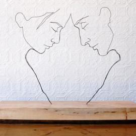 完美的铁丝雕塑