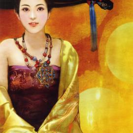 古色古味民族水彩风