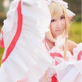 粉红人形电脑小叽cosplay
