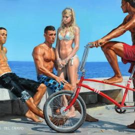 以假乱真的人物油画