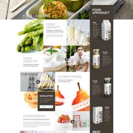 食物&健康类网站设计