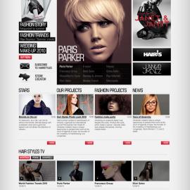 时尚类网站设计
