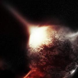 快速有效的行星,恒星和Photoshop的流星撞击创作