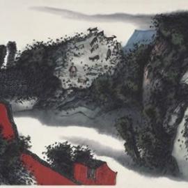 陈平山水画作品