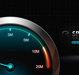 ST网络测速软件UI设计