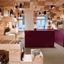 阿尔伯特在苏黎世赖克曼斯葡萄酒商店