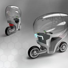 创意的本田摩托车