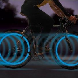 风火轮 LED灯 自行车