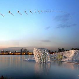 优美的舞姿水亭