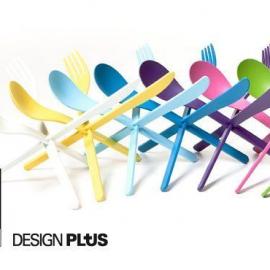 DING3000设计:色彩缤纷的交叉餐具