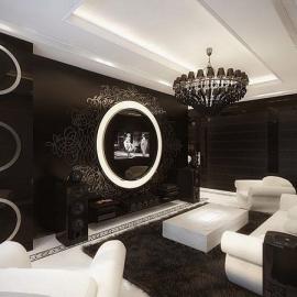 现代复古豪华室内设计