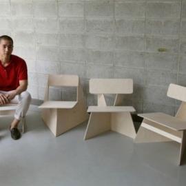 Seungji Mun设计的“兄弟椅”