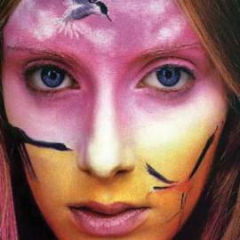 人脸上的彩绘艺术