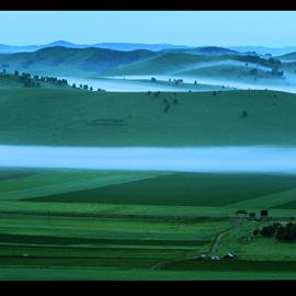 风光摄影：[坝上的晨雾]